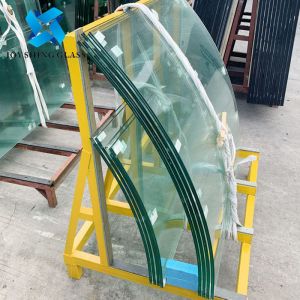 Customized 0.76mm Ultra Clear PVB Laminated Glass Awning