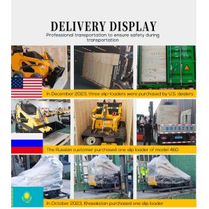 China's New Arrival Popular Brand Mini Skid Steer Loader 1 Ton Rated Load