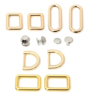 Alalamu D Shaped Handbag Rings Hardware Colorfast For Harnesses