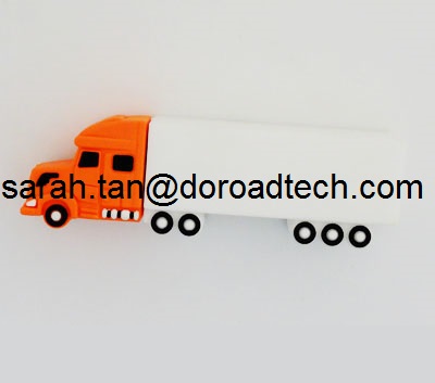 Promotional Mini Truck Shaped USB Flash Drive, 100% True Capacity A Grade Chip