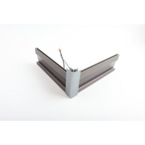 A240H Skirting Light, Aluminum+PC, SMD2835, Surface-mounted, 100-3000(L)x10(W