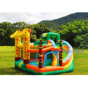 Children Jumping Castle Inflatable Trampoline Garden Activity Dry Slide Bouncing