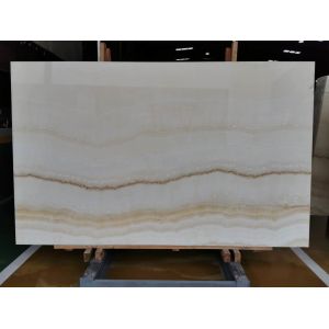 Wholesale Wooden White Backlit 16mm Jade Onyx Slab For Wall Panel from china suppliers