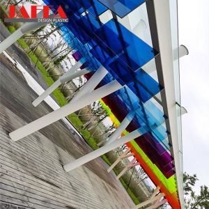 Customized Processing Resin Glass Color Transparent Board Art Installation