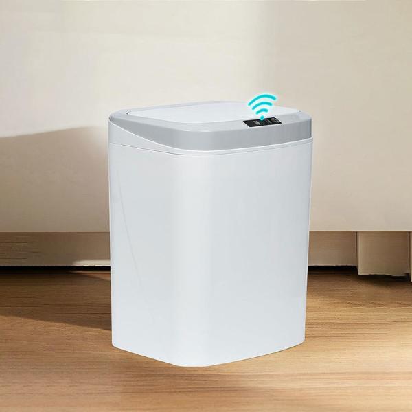 Quality Smart Sensor Smart Sensor Trash Bin Small Plastic Trash Can Ipx5 Waterproof Smart Touchless Intelligent Waste Sorting Bin for sale