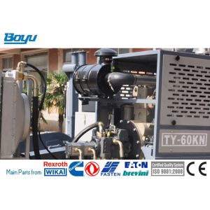 Cummins Engine Max Continuous Pull 50kN Conductor Stringing Equipment