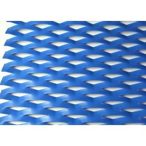 Building Aluminum Expanded Metal Wire Mesh 3.0mm Thickness Anodized