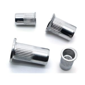 ZINC PLATED Small Large Countersunk Flat Head Reduced Side With Notch Collar