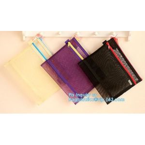 A3,A4,A5,B4,B5,B6,B8 file folder clear mesh bag printed logo document folder