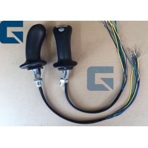 Excavator Joystick Controller / Manipulation Handle With 4 Buttons Front 3 Back