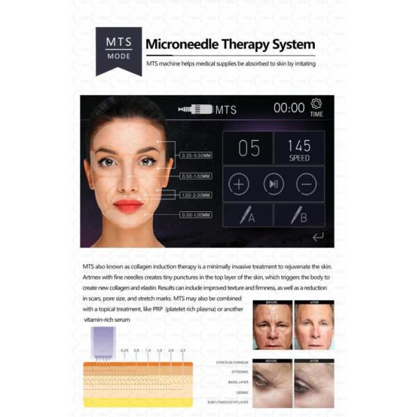 Microneedle therapy Digital Permanent Makeup Machine with double handles intelligent switch