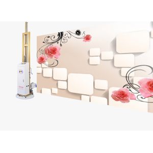Vertical Wall Printer 3d Effect Printing Automatic Cmyk Color Matching