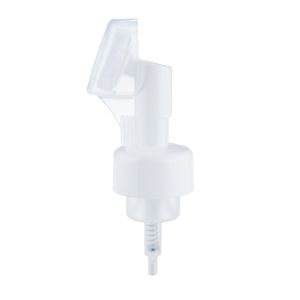 White Plastic Lotion Pump 43/410 Smooth Effect With Silicone Brush