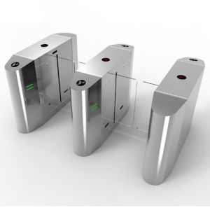 RFID Interface Swing Automatic Turnstiles Stainless Steel Security Access