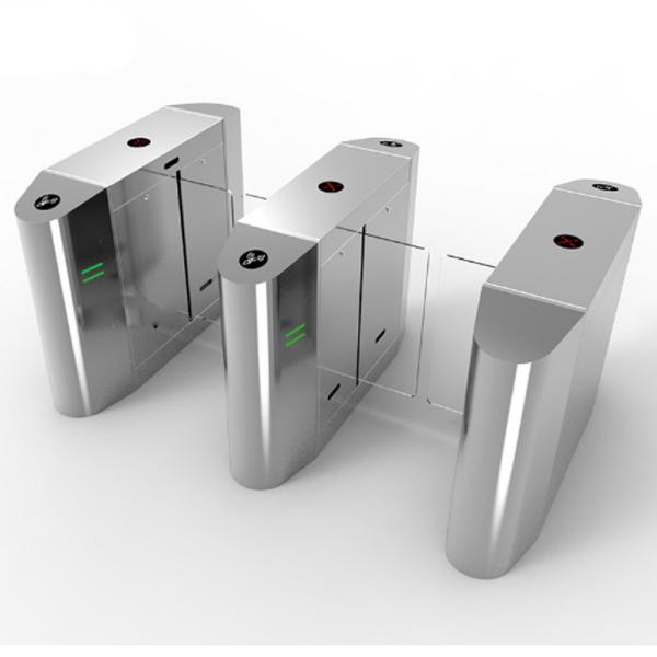 RFID Interface Swing Automatic Turnstiles Stainless Steel Security Access