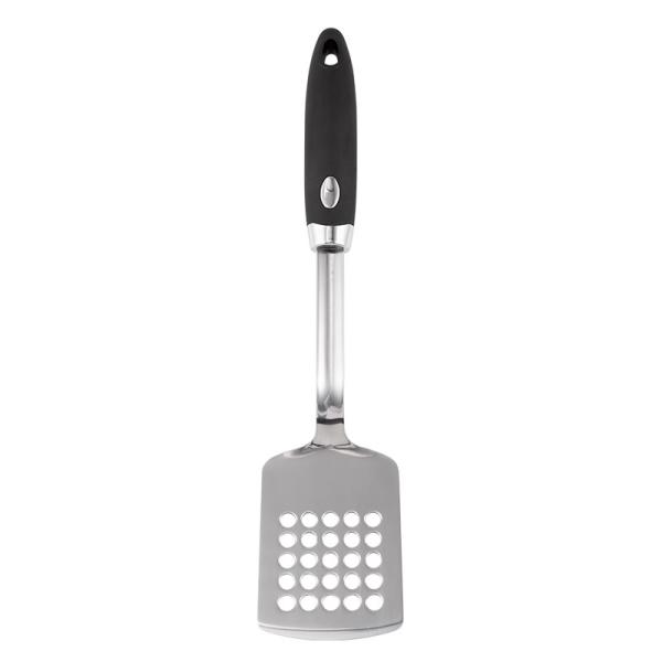 Europe style New pattern kitchenware set with stand black color handle cooking tools patato masher