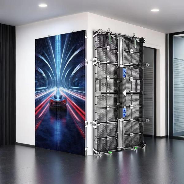 Outdoor P3.91-P7.82 Flexible Transparent LED Screen Rental With Nationstar LED