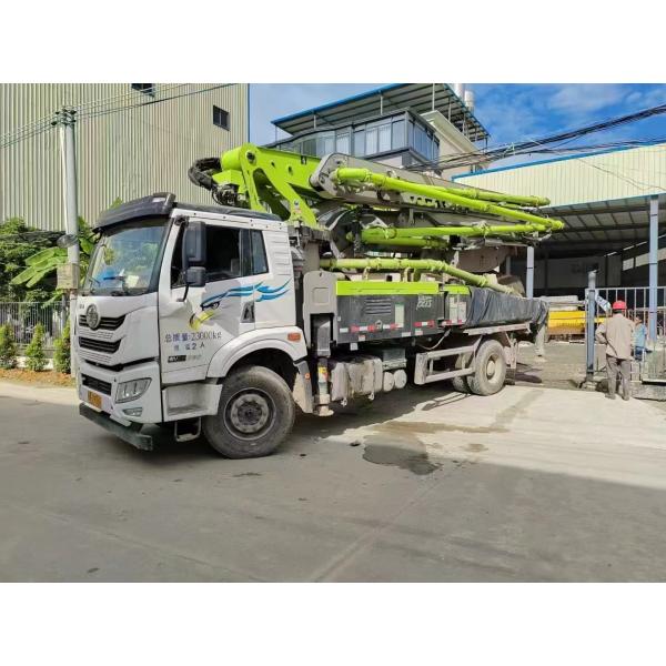 2023 Zoomlion Concrete Pump Truck 38 Meters Installed FAW Jiefang Chassis For Sale