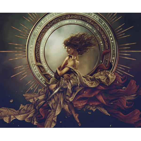 3D Diamond painting Portrait Series cross stitch BELLE Needlework full filled