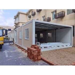 Insulated Steel Prefab Folding Container House Collapsible Container Homes