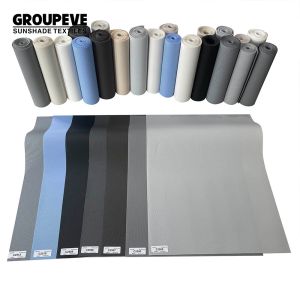 Anti UV Rays Polyester Sunscreen Fabric For Blinds