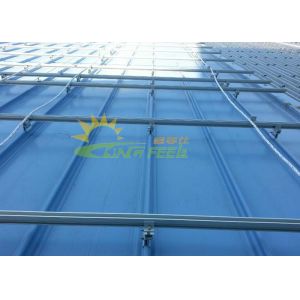 Custom Metal Roof Solar Mounting Systems With 12 Years Warranty