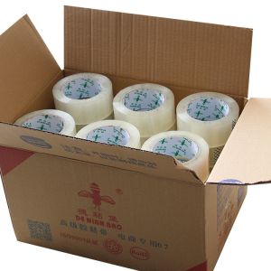 China Supplier Single Side Matt White Adhesive Packing Tape 50mm Width