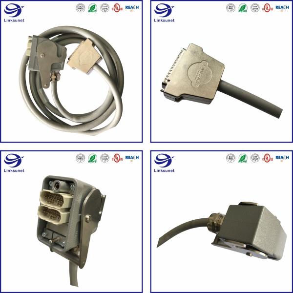 Heavy Duty Wiring Harness with Han E 600V Male Crimp PC Connector