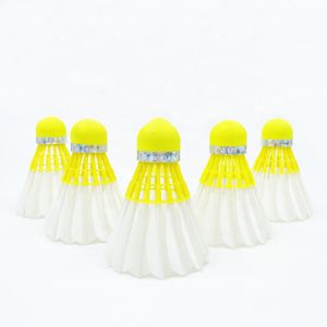 3in1 Hybrid Goose Feather Birdies Badminton Trainning Shuttle Feather Bird