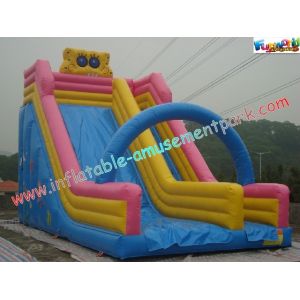 Wholesale 9M Spongebob Commercial Inflatable Water , Inflatable Bouncer Slides from china suppliers