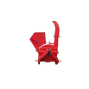 Red Color PTO Driven Wood Chipper Self Feeding 3 Point Hitch Mounting System