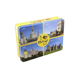 Tin Lunch Boxes Rectangle Gift Tin Box Metal Rectangular Tin Box Vintage Tea Tin