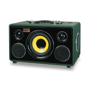 Wholesale 600W Bluetooth Karaoke Speaker Outdoor Wooden Portable Speaker With 2 Mics from china suppliers
