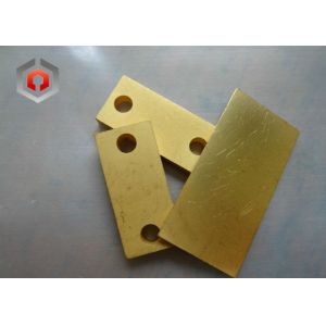 Low Expansion Copper Tungsten Alloy Heat Sink ISO / RoHs Approval