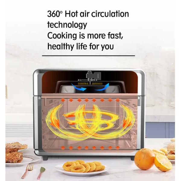 Home appliance big capacity powerful air circulation build in manufacturer Air fryer oven