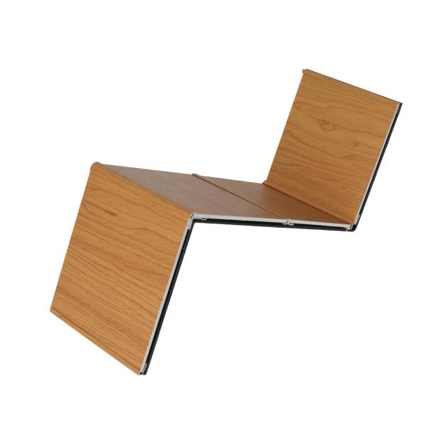 Sound Insulation Weather Resistance PE/PVDF Coating Wooden Aluminum Composite