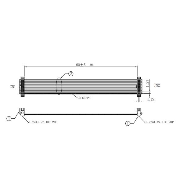 1.27mm Flat Ribbon Cable Assembly