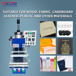 Leather Embossing Heat Pressing Machine Digital Hot Foil Stamping Machine For