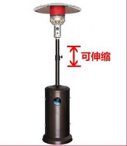 China Mushroom Type Outdoor Patio Space Heaters , Natural Gas Deck Heaters Lightweight on sale