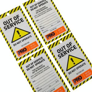 Customized Logo Plastic Safety Tag for Custom Design and Sale of Products