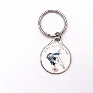 Beautiful Custom Metal Keychains , Soft Enamel Personalised Metal Keyrings