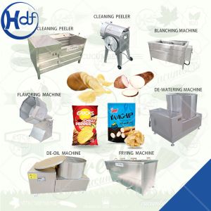 potato chips production line food processing machinery