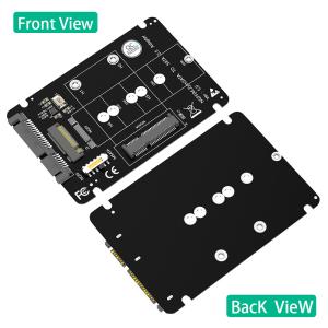 2 In 1 Combine M.2 NGFF Key B & MSATA SSD To SATA3 Adapter LED Indicates Power