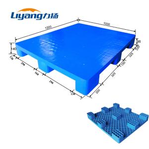 Single Side Nestable Plastic Pallet 120*120cm Polyethylene Plastic Skids