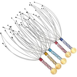 Multi Functional Handheld Scalp Head Massager Stainless Steel Manual Scalp