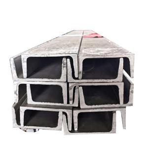 China Galvanized 3mm U Section Stainless Steel Black Coated U Profile on sale