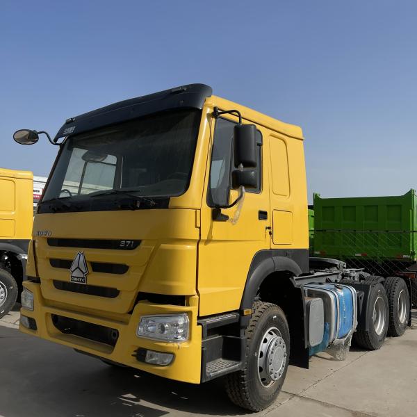 Howo T7 Tractor Truck With Onsite Installation And Semi Automatic Truck Tractor