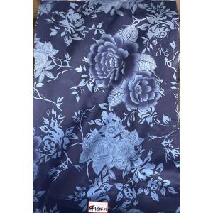 Blue Waterproof Polyester Compression Tricot Fabric For Mattress