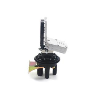 48FO Optical Splice Closure Fiber Dome Enclosure 1 In 3 Out Dustproof Waterproof