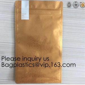 Laminated Material Metalized Film Side Gusset Pouches,Digital Metaled Print
